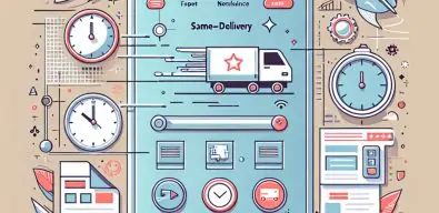 ecommerce, UX design, entrega no mesmo dia, logística, satisfação do cliente, inteligência artificial