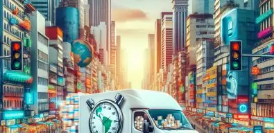 ecommerce, entrega rápida, logística, tecnologia, satisfação do cliente, vendas online